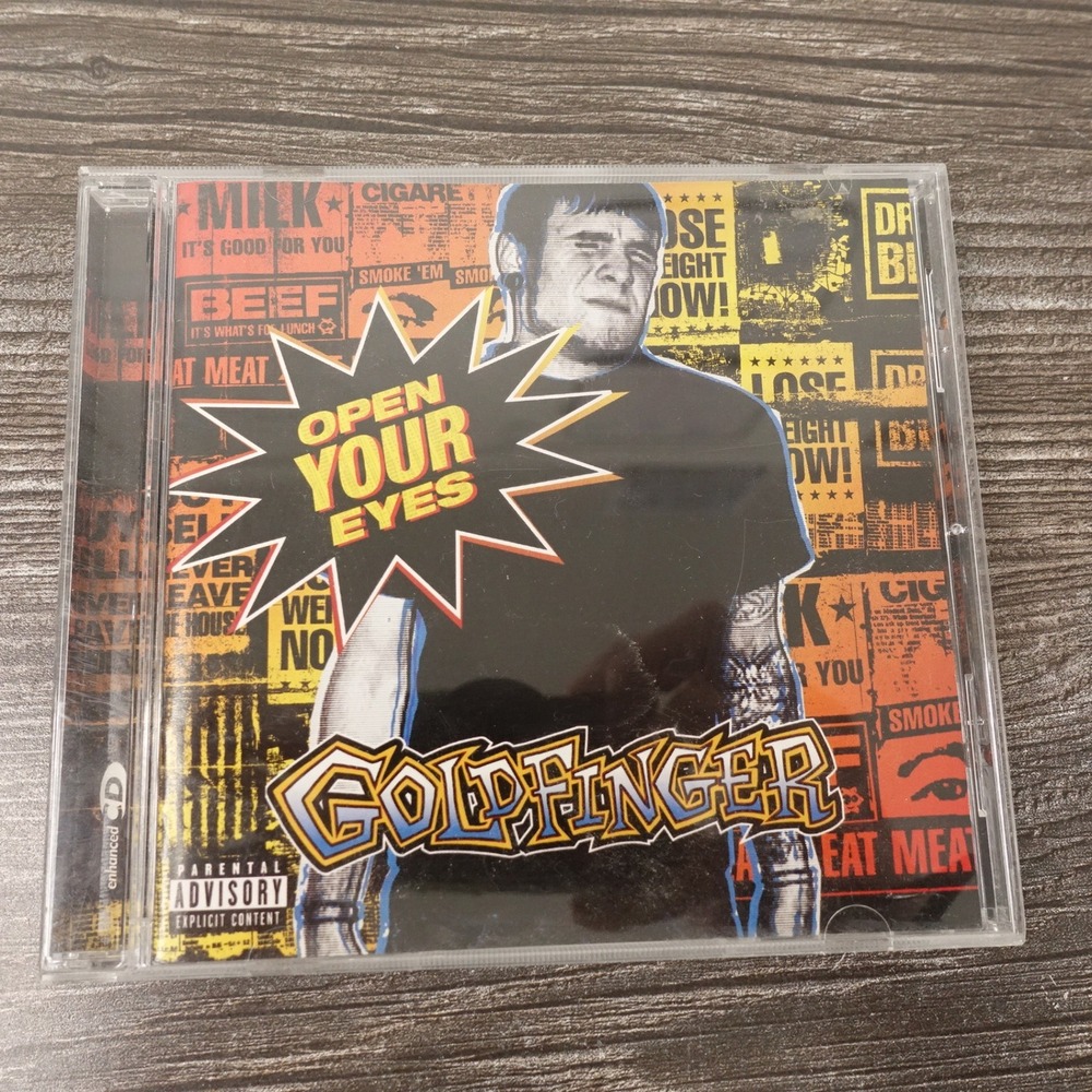 Goldfinger Open Your Eyes CD Music Album 2002 Mojo Jive Records Punk Rock Good